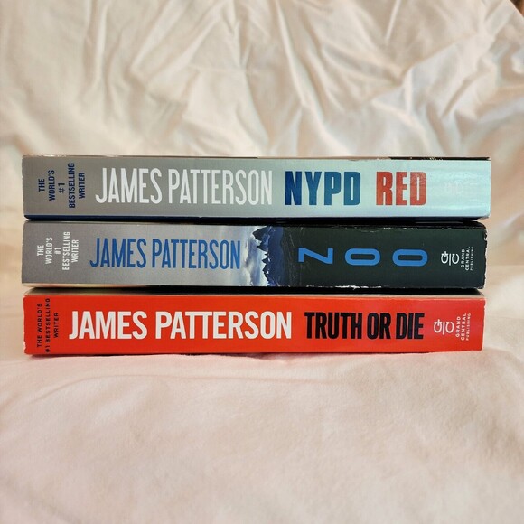 James Patterson Lot of 3 Paperback Thriller Books NYPD Red, Zoo, Truth or Die - Picture 3 of 6